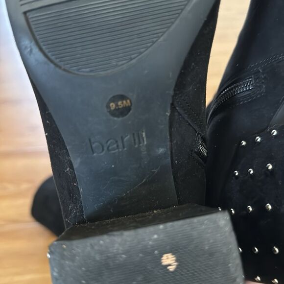 Black Suede Knee-High Boots - Picture 10 of 11